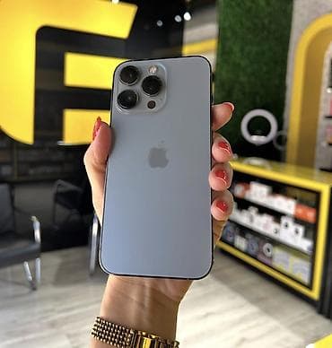 IPhone 13 Pro, 128 GB, Sierra Blue, Zəmanət, Simsiz şarj, Face ID
