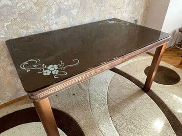 Stullar: Metbex stolu satilir.olcusu 135 x 80 sm.ustu temperli qalin — 4