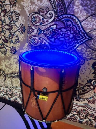 Pianolar: LED işıqlı nağara - Korpus: ağac, klassik nağara forması, iplə — 4