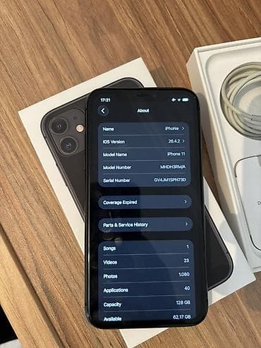 redmi 13 ekran: IPhone 11, Черный, Face ID — 7