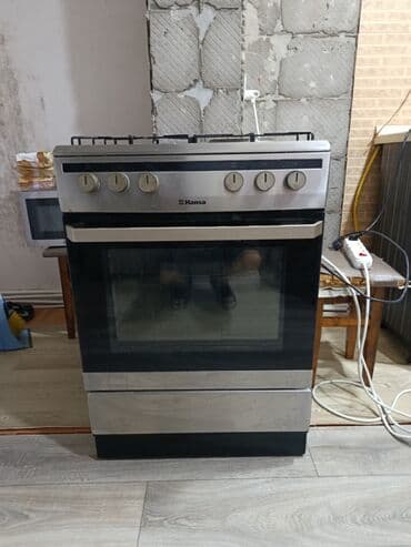 Qaz sobası Ayrıca dayanan, 4 gözlü, İşlənmiş