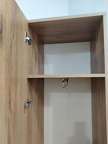 dəhliz dolabı: İşlənmiş, 1 qapı, Güzgülü, Qəhvəyi, Taxta, Açılan, Düz dolab — 2