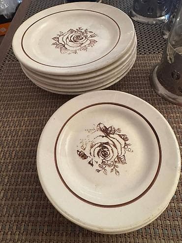 piknik seti: Nahar dəsti, rəng - Ağ, Farfor — 8