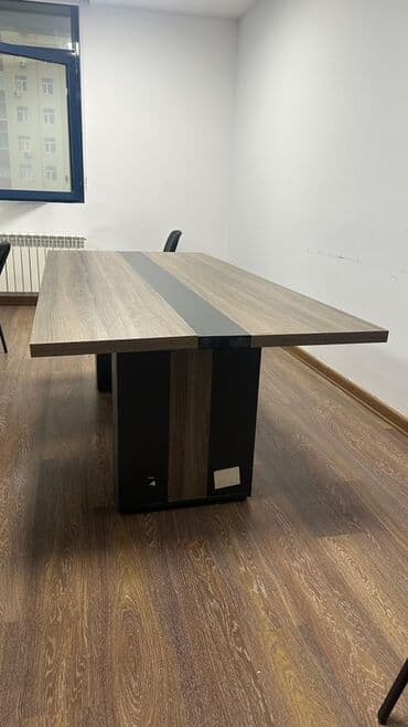 стол для конференций: Dördbucaq masa, Siyirməsiz, Teksturalı laminat, Zəmanətsiz, Kredit yoxdur — 4