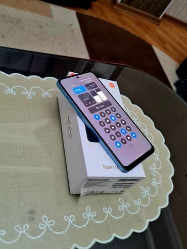 note 13 plus: Redmi Note 12, 256 GB, rəng - Göy, Zəmanət, Sensor, Barmaq izi — 7