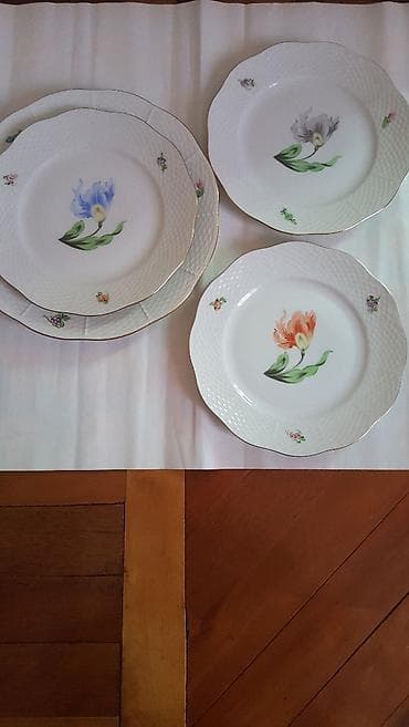 Boşqablar, rəng - Ağ, Farfor