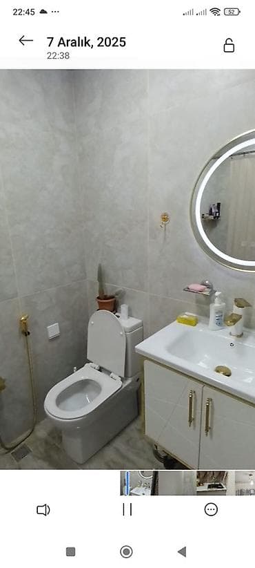 kiraye ev aylig: Satılır: həyət evi - Plan: 1 mərtəbə, düzxətli müasir layihə - Giriş — 8