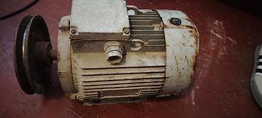 su motoru satisi: Üçfazalı elektrik mühərriki – kasnaqla Xüsusiyyətlər: - Tip: Asinxron — 4