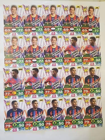messi formaları: Futbol kolleksiya kartları dəsti 195 kart - Seriya: Blast Cards — 9