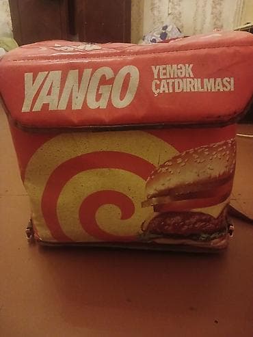 Yango “Yemək Çatdırılması” üçün izotermik çantalı bel çantası ( REAL