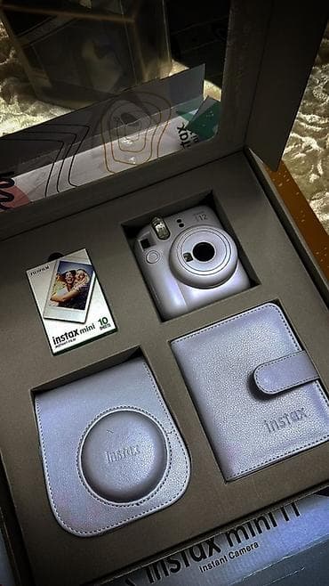 Fujifilm Instax Mini 12 dəst - Rəng: incə bənövşəyi/şimmer effektli - at lalafo.az Fujifilm Instax Mini 12 dəst - Rəng: incə bənövşəyi/şimmer effektli -
