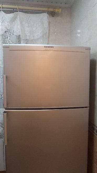 manqal satisi: İşlənmiş 2 qapılı Siemens Soyuducu Satılır, rəng - Gümüşü — 3