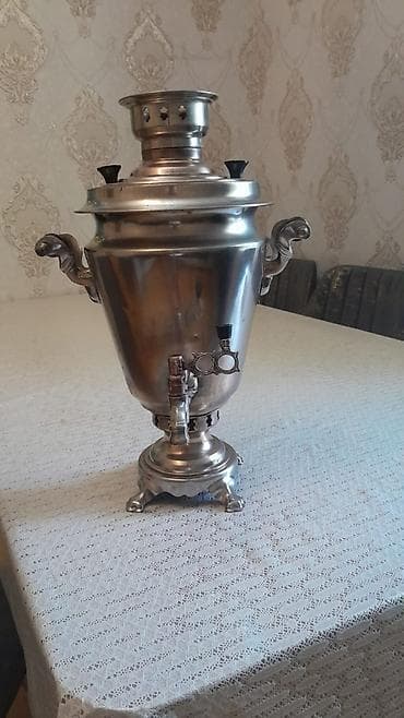 mis samovar: İşlənmiş Od Samovar, 5 l, Ünvandan götürmə — 1