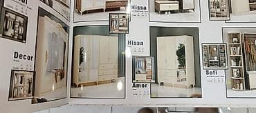 paltar dolabi islenmis: Yeni, 4 qapılı, Güzgülü, Bej, Digər material, Açılan, Düz dolab — 2