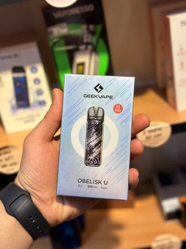 45 razmer: GEEKVAPE OBELİSK U POD Parameters Çıxış gücü: 20W Maks Kartricin — 6