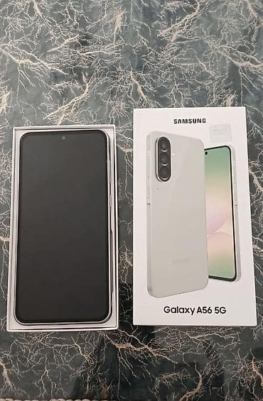 samsung tab 5: Samsung Galaxy A56 5G, 256 GB, rəng - Ağ, Sənədlərlə — 1