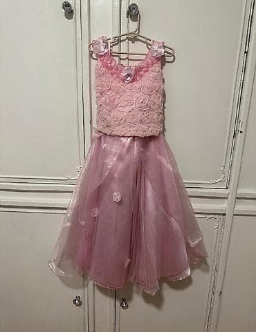 Uşaq üçün şənlik/gecə paltarı – 2 hissəli dəst (üst köynək + ətək) - — 1