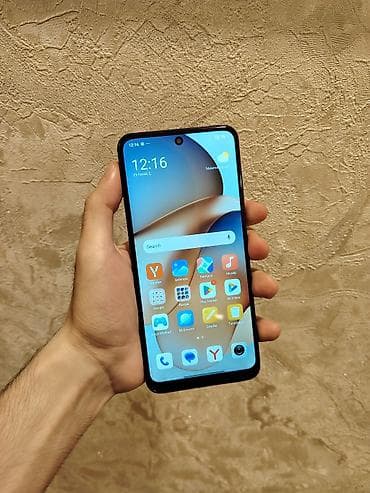 iphone pro max: Redmi Note 12, 128 GB, rəng - Boz, Barmaq izi, İki sim kartlı, Face ID — 1