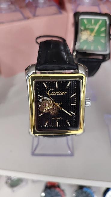 Cartier avtomatik saat – kvadrat korpuslu, skelet pəncərəli dizayn - — 4