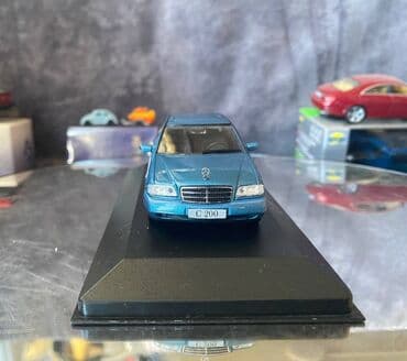 metbex tavan modelleri: Коллекционная модель Mercedes-Benz C200 W202 blue 1994 Altaya Scale — 8