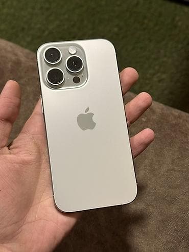 azerbaycan iphone 14: IPhone 16 Pro, 128 GB, Gümüşü, Face ID — 1