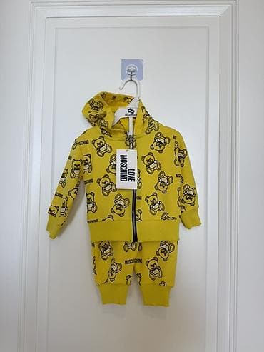 kargo şalvar: Uşaq dəsti – Love Moschino Premium 1 ay - 2 hissə: kapüşonlu fermuarlı — 1