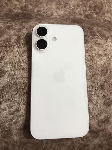 IPhone 16, 128 GB, Ağ, Face ID