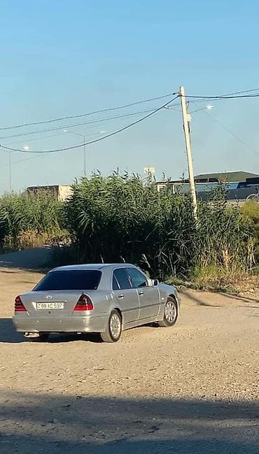 opel vectra b: Mercedes-Benz C-Class sedan (W202), gümüşü rəng. 2.4V mator qiymetde — 2