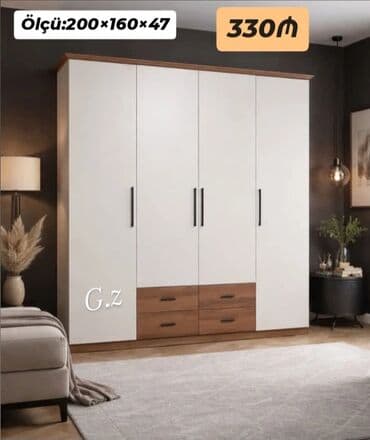 Açılan, 4 qapılı Düz dolab, Qarderob, paltar dolabı lalafo.az -da Açılan, 4 qapılı Düz dolab, Qarderob, paltar dolabı