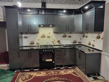 şəki halvası: Sifarişlə mətbəx dəsti, Özü çəkən petlələr, MDF, Kredit yoxdur, Pulsuz çatdırılma — 2