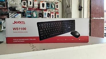 notebook cantalari: JEDEL WS1100 – Simsiz klaviatura və maus dəsti Xüsusiyyətlər: - Tam — 1