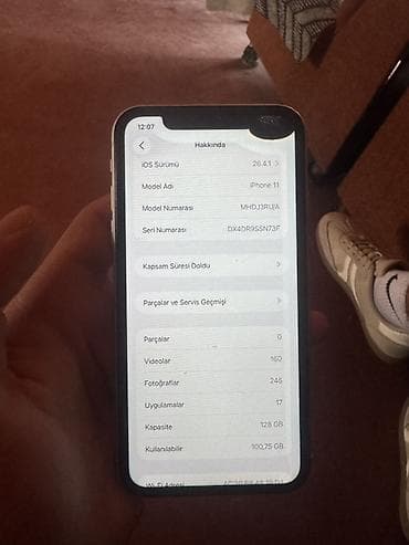 apple powerbank: IPhone 11, Ağ, Face ID — 6