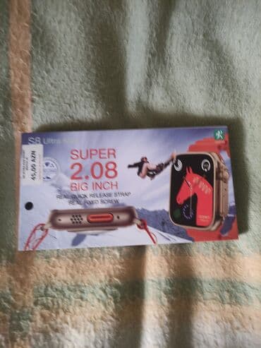 elektron saat oyrənmək: İşlənmiş, Smart saat, Smart, Sensor ekran, rəng - Qara — 1