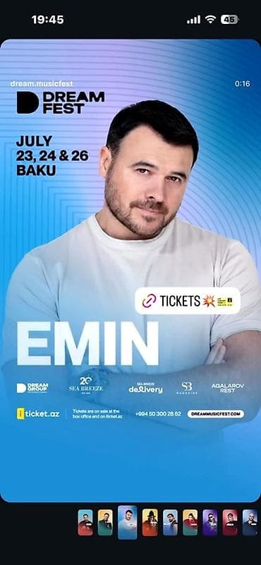 cırtdan bilet: Dream fest 26 iyul online bilet itecketden almisam — 2