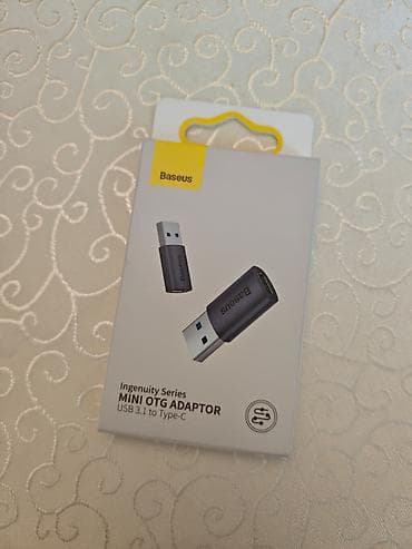 komputer korpus: Baseus OTG adapter USB-C to USB-A yenidir istifade edilmeyib qiymet — 1