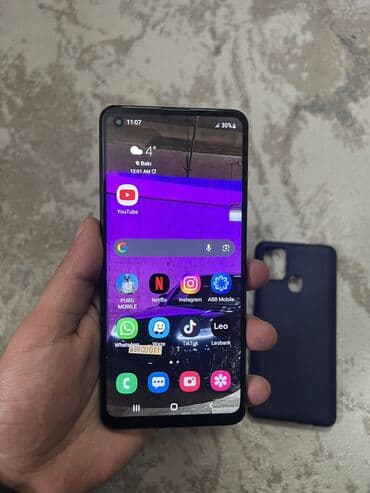 ps4 1 tb: Samsung Galaxy A21S, 64 GB, rəng - Qara, Barmaq izi — 5