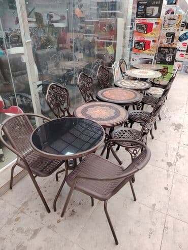 дачный набор стол и стулья: Stol və stul dəstləri — 2