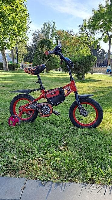 12 dyumlu velosiped: İşlənmiş İki təkərli Uşaq velosipedi Giant, 14", sürətlərin sayı: 1, Pulsuz çatdırılma — 2