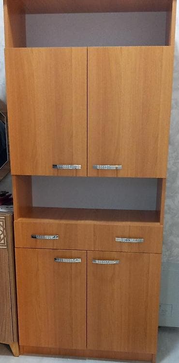 metbext: Mətbəx üçün çoxfunksiyalı bufet/dolab - Material: ağac teksturalı — 3