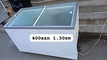 Məhsul 1: Şüşə qapaqlı dondurucu vitrin - Ölçü: təxminən 1.30 sm lalafo.az -da Məhsul 1: Şüşə qapaqlı dondurucu vitrin - Ölçü: təxminən 1.30 sm