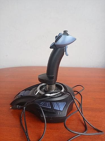 Digər oyun və konsollar: Genius MaxFighter F-31U Vibration Joystick modelidir. Əsasən uçuş — 3