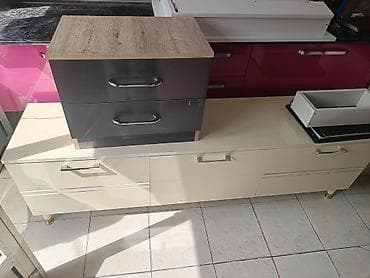 podstavka: Yeni, Düz TV altlığı, Polkalı, Laminat, Türkiyə — 4