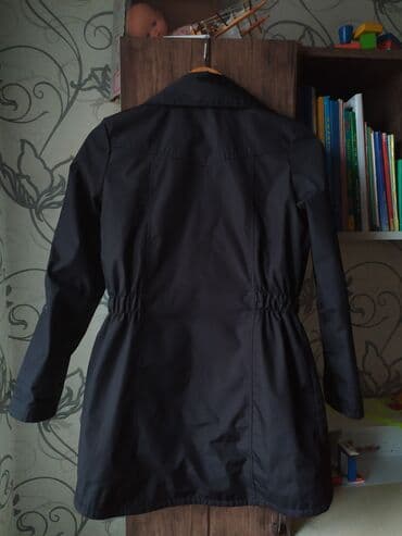 Головные уборы: Qadın üst geyimləri 1) Tünd göy palto - Klassik, dizə qədər uzunluq - — 4