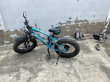 velosiped kameri: Velson V12 elektrikli fat-bike - Rəng: mavi - Geniş “fat” təkərlər – — 3