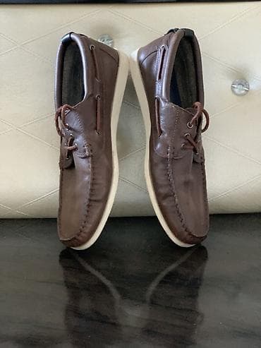 kişi ayaqabısı: Kişi mokasinləri – qəhvəyi rəng - Üst material: yumşaq dəri effekti — 7