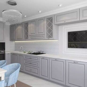 metbex mebeli gence: Sifarişlə mətbəx dəsti, Özü çəkən petlələr, Mat laminat, Kredit var, Pulsuz çatdırılma — 4