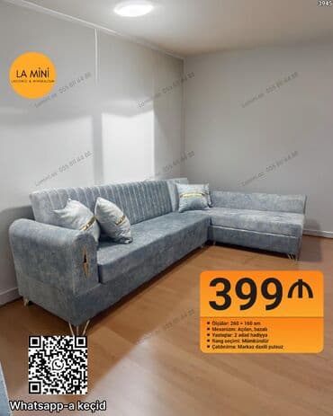 divan sekilleri: Künc divan, Açılan, Bazalı, Şəhərdaxili pulsuz çatdırılma — 1