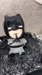 oyuncaq kukla: 🦇 Batman yumşaq oyuncağı Keyfiyyətli və yumşaq Batman oyuncaq fiquru — 1