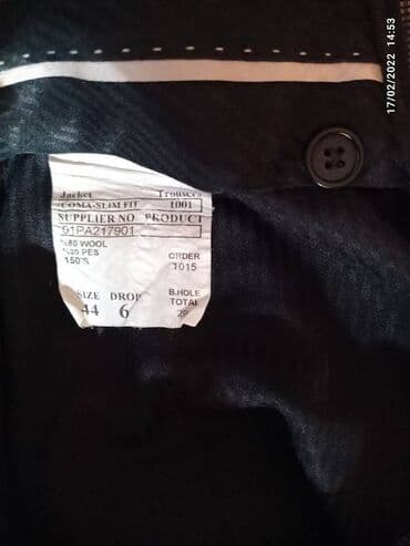 приталенные мужские костюмы: Kostyum dəsti model - Gilbert Gilles mövsüm - yaz/yay/payız ölçü — 6