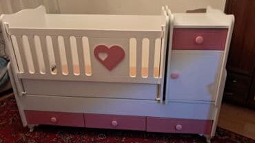 iwlenmiw diktler: Qız üçün, İşlənmiş, Dördbucaq, Beşik, Dəstsiz, Matrassız, Yellənmə mexanizm ilə — 1